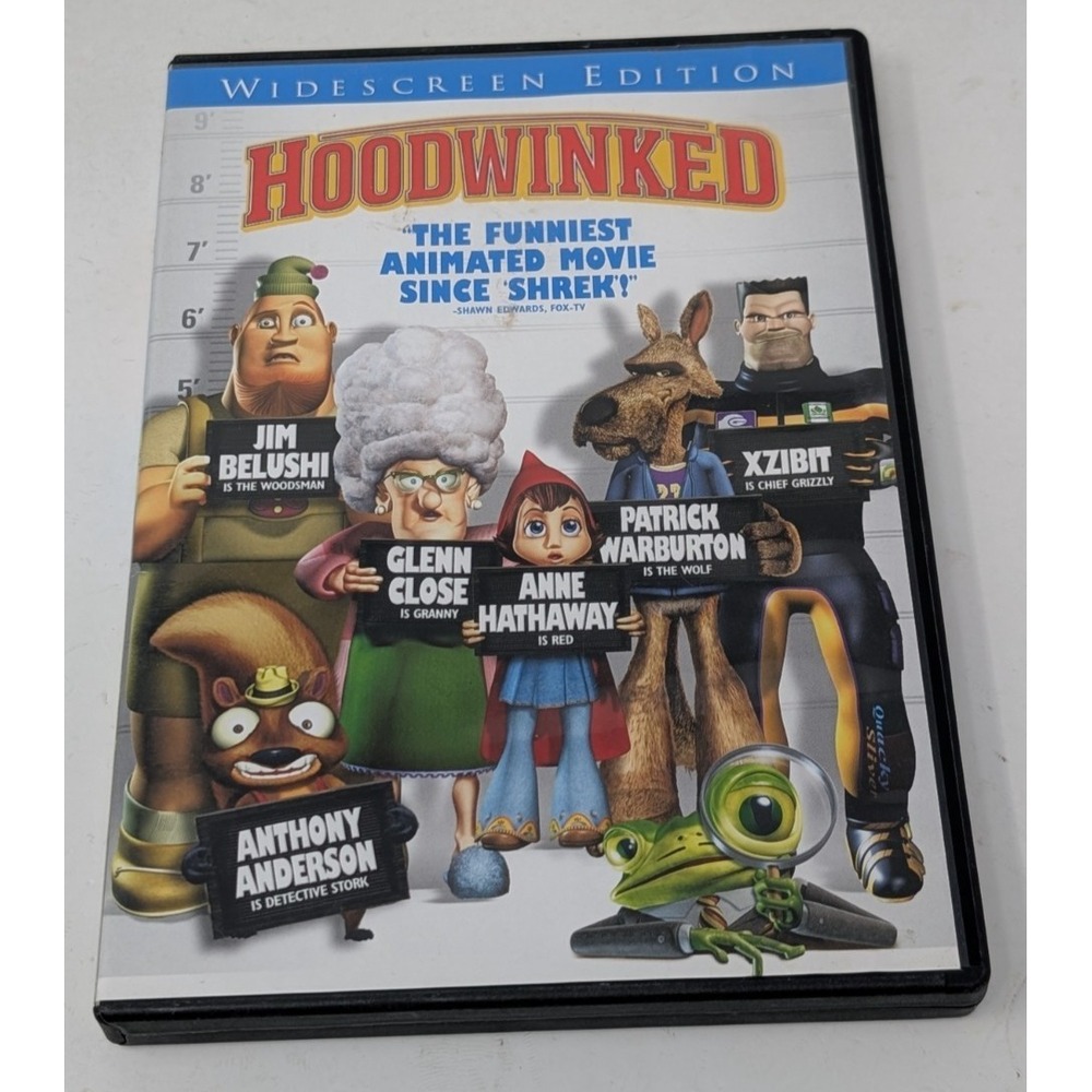 Hoodwinked (DVD,2005) Widescreen Edition Anne Hathaway Glenn Close Jim Belushi